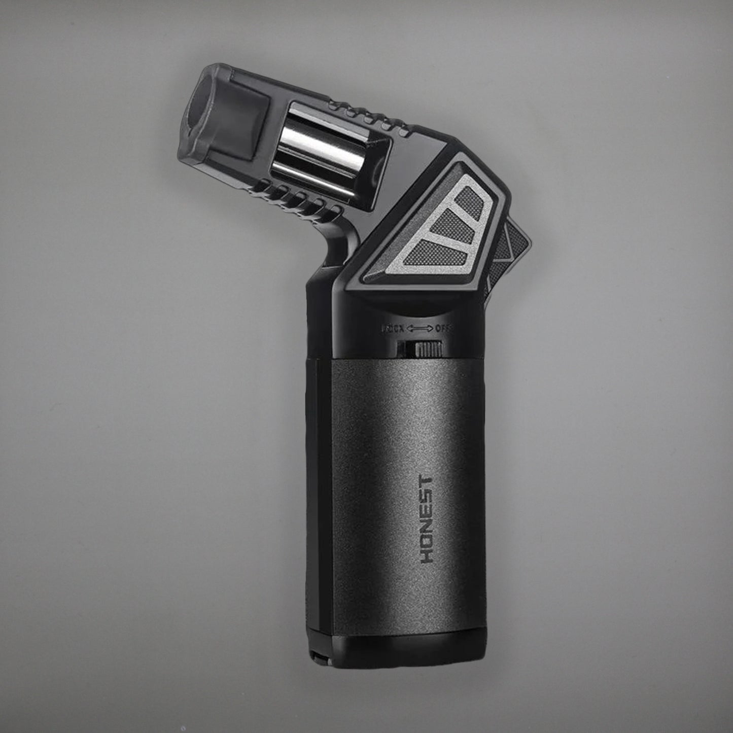 FireSaber - Butane Gas Turbo Jet Flame Torch Lighter - Fire Saber - HL1 - Black