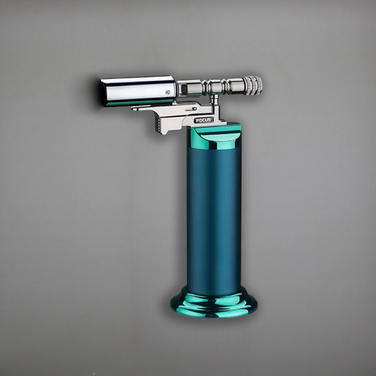 FireSaber - Butane Gas Turbo Jet Flame Torch Lighter - Fire Blaster - SG009 - Blue