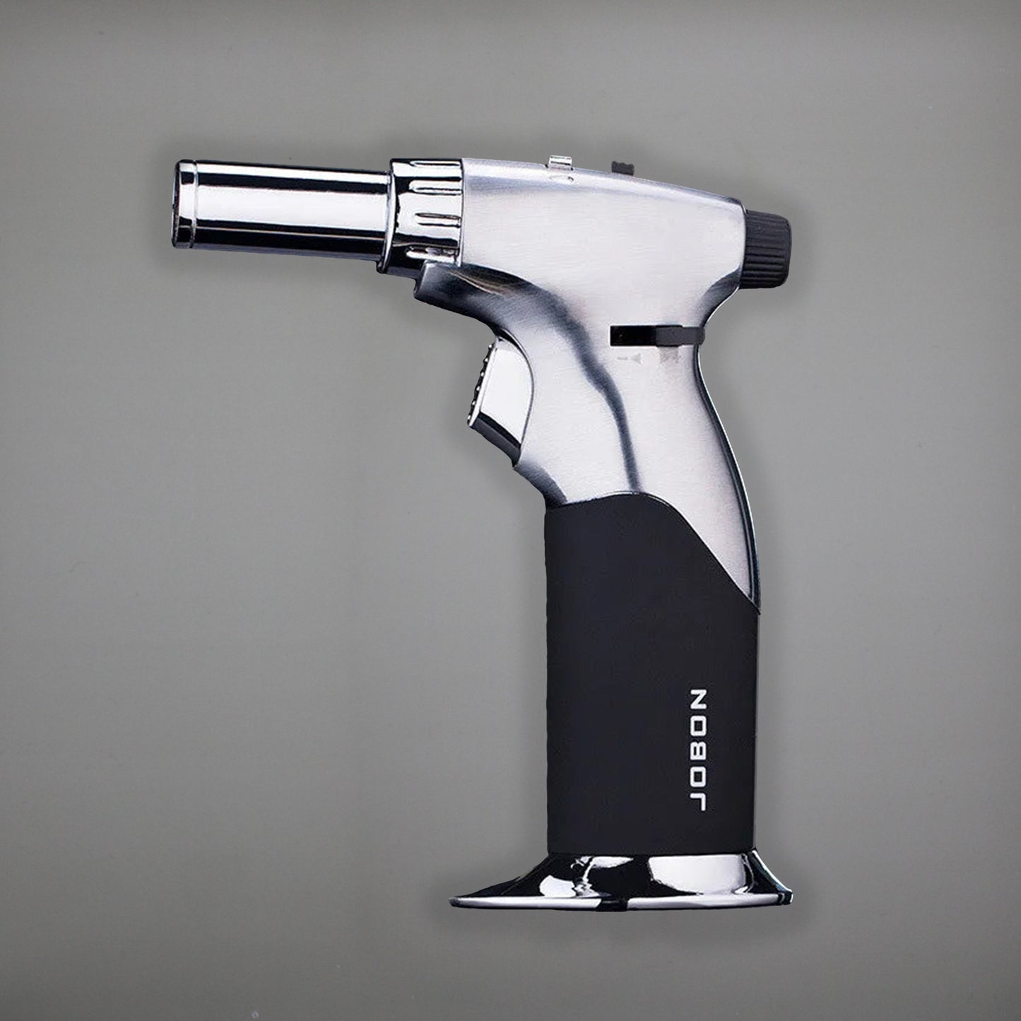 FireSaber - Butane Gas Turbo Jet Flame Torch Lighter - Fire Saber - RR529 - Silver