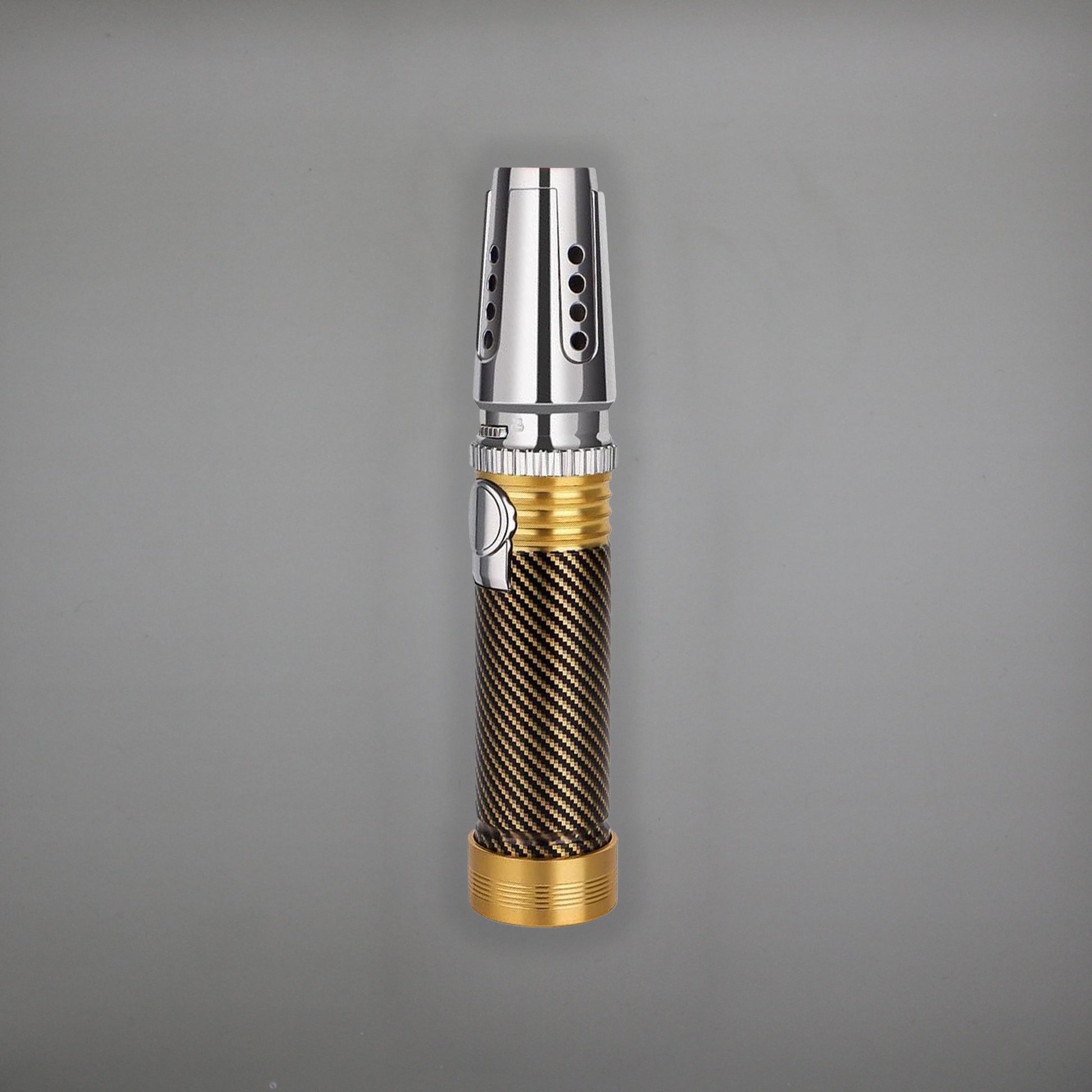 FireSaber - Butane Gas Turbo Jet Flame Torch Lighter - Fire Saber - db606 - Gold