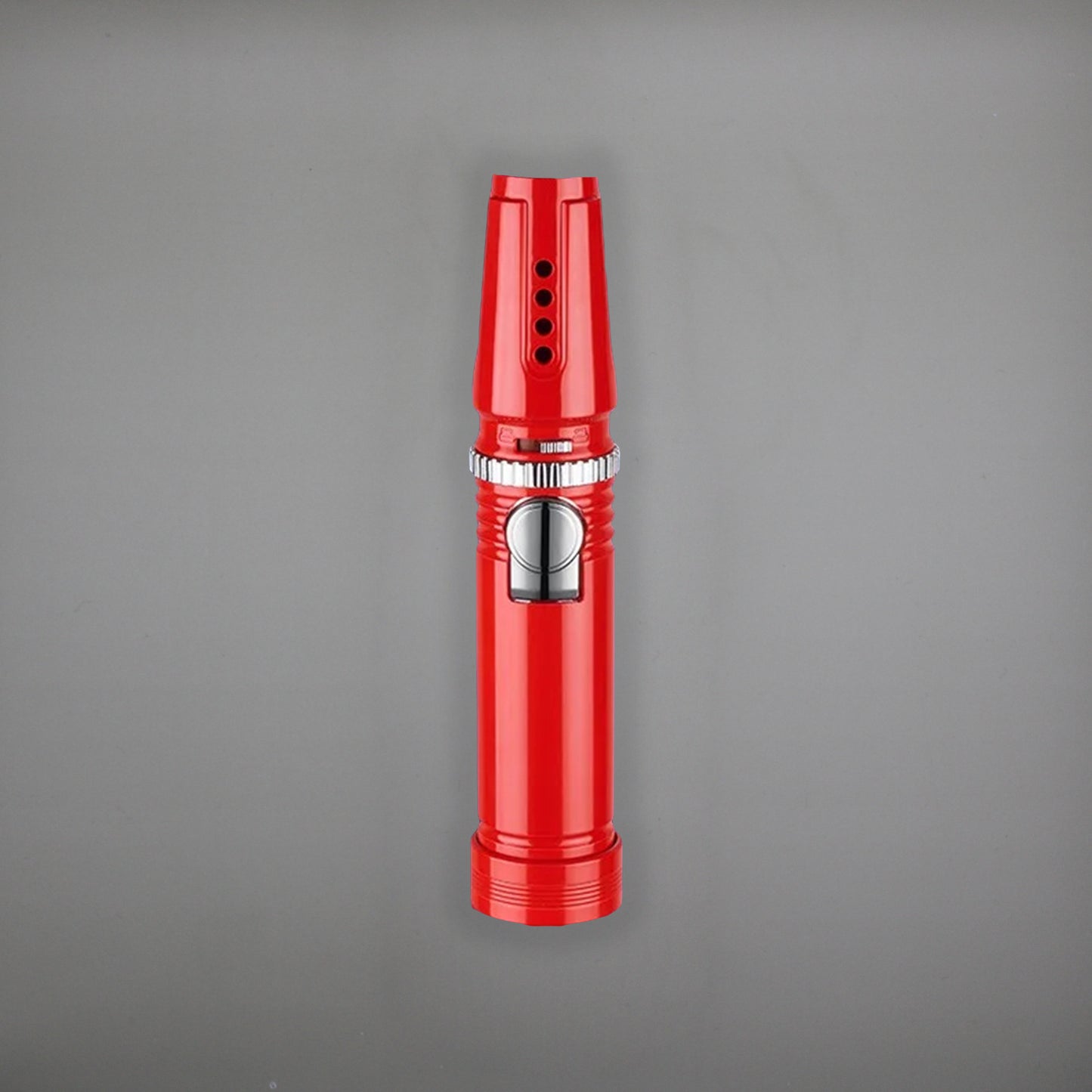 FireSaber - Butane Gas Turbo Jet Flame Torch Lighter - Fire Saber - db606 - Red