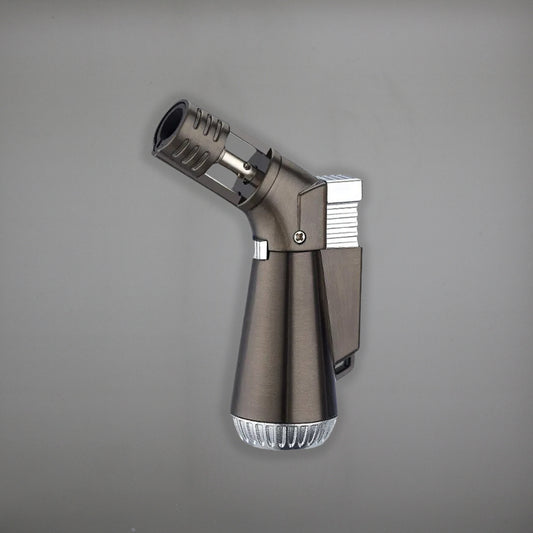 FireSaber - Butane Gas Turbo Jet Flame Torch Lighter - Fire Saber - HS035 - Gray