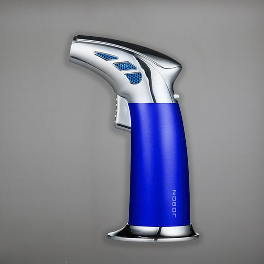 FireSaber - Butane Gas Turbo Jet Flame Torch Lighter - Fire Saber - TF698 - Blue